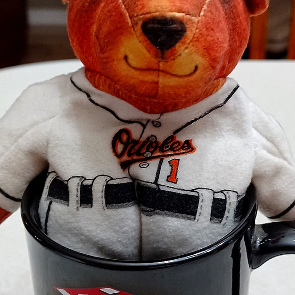 Cal Ripken  Collectors edition mug Teddy Cooperstown 🐻 #1 Bear